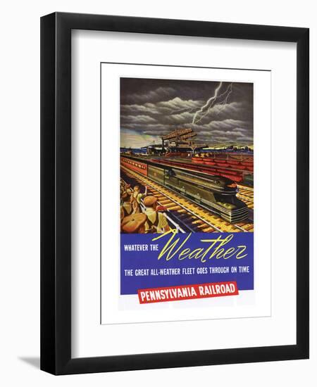 Whatever the Weather-null-Framed Art Print