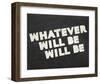 Whatever Will Be-Urban Cricket-Framed Art Print