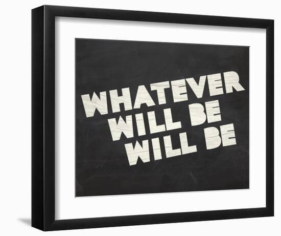 Whatever Will Be-Urban Cricket-Framed Art Print