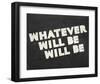 Whatever Will Be-Urban Cricket-Framed Art Print