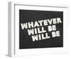 Whatever Will Be-Urban Cricket-Framed Art Print