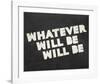 Whatever Will Be-Urban Cricket-Framed Art Print