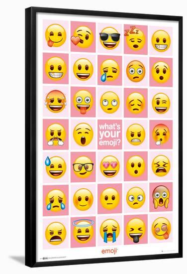 Whats Your Emoji-null-Framed Poster