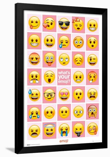 Whats Your Emoji-null-Framed Poster