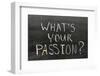 Whats Your Passion-Yury Zap-Framed Photographic Print