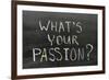 Whats Your Passion-Yury Zap-Framed Photographic Print