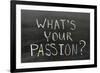 Whats Your Passion-Yury Zap-Framed Photographic Print