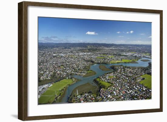 Whau River, Avondale, Auckland, North Island, New Zealand-David Wall-Framed Photographic Print