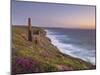 Wheal Coates, Abandoned Disused Cornish Tin Mine at Sunset, North Cornwall, England, United Kingdom-Neale Clark-Mounted Photographic Print