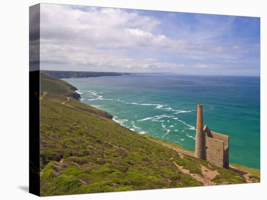 Wheal Coates, Abandoned Disused Cornish Tin Mine, Near St. Agnes, North Cornwall, England-Neale Clark-Stretched Canvas