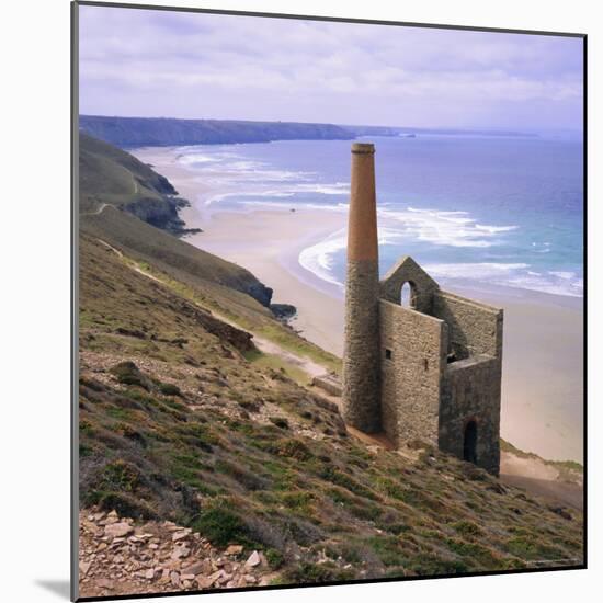 Wheal Coates Mine, St. Agnes, Cornwall, England, UK-Roy Rainford-Mounted Photographic Print