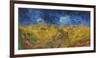 Wheat Field with Crows-Vincent Van Gogh-Framed Giclee Print