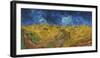 Wheat Field with Crows-Vincent Van Gogh-Framed Giclee Print