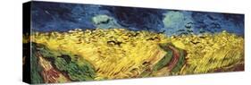 Wheat Field with Crows-Vincent van Gogh-Stretched Canvas