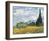 Wheat Field with Cypresses, 1889-Vincent van Gogh-Framed Giclee Print