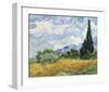 Wheat Field with Cypresses, 1889-Vincent van Gogh-Framed Giclee Print