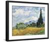 Wheat Field with Cypresses, 1889-Vincent van Gogh-Framed Giclee Print