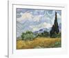 Wheat Field with Cypresses, 1889-Vincent van Gogh-Framed Art Print