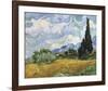 Wheat Field with Cypresses, 1889-Vincent van Gogh-Framed Art Print