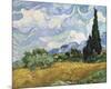 Wheat Field with Cypresses, 1889-Vincent van Gogh-Mounted Giclee Print