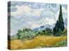 Wheat Field with Cypresses-Vincent van Gogh-Stretched Canvas