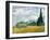 Wheat Field with Cypresses-Vincent van Gogh-Framed Premium Giclee Print