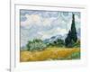 Wheat Field with Cypresses-Vincent van Gogh-Framed Giclee Print