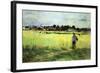 Wheat Field-Berthe Morisot-Framed Art Print