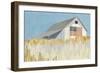 Wheat Fields Barn with Flag-Avery Tillmon-Framed Premium Giclee Print