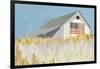 Wheat Fields Barn with Flag-Avery Tillmon-Framed Art Print