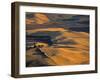 Wheat Fields, Palouse Region, Washington State, USA-Walter Bibikow-Framed Photographic Print