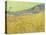 Wheat Fields with Reaper, Auvers-Vincent van Gogh-Stretched Canvas