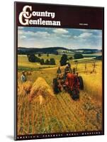 "Wheat Harvest," Country Gentleman Cover, July 1, 1945-F.P. Sherry-Mounted Giclee Print