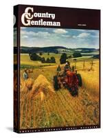 "Wheat Harvest," Country Gentleman Cover, July 1, 1945-F.P. Sherry-Stretched Canvas