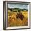 "Wheat Harvest,"July 1, 1945-F.P. Sherry-Framed Giclee Print