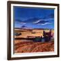 "Wheat Harvest,"June 1, 1942-Dale Nichols-Framed Giclee Print