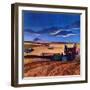 "Wheat Harvest,"June 1, 1942-Dale Nichols-Framed Premium Giclee Print