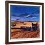 "Wheat Harvest,"June 1, 1942-Dale Nichols-Framed Giclee Print