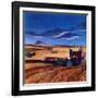 "Wheat Harvest,"June 1, 1942-Dale Nichols-Framed Giclee Print