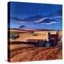 "Wheat Harvest,"June 1, 1942-Dale Nichols-Stretched Canvas
