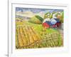 Wheat Harvest, Kamouraska, Quebec-Patricia Eyre-Framed Giclee Print