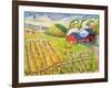 Wheat Harvest, Kamouraska, Quebec-Patricia Eyre-Framed Giclee Print