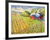 Wheat Harvest, Kamouraska, Quebec-Patricia Eyre-Framed Giclee Print