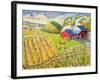 Wheat Harvest, Kamouraska, Quebec-Patricia Eyre-Framed Giclee Print