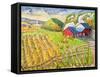 Wheat Harvest, Kamouraska, Quebec-Patricia Eyre-Framed Stretched Canvas