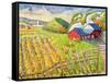 Wheat Harvest, Kamouraska, Quebec-Patricia Eyre-Framed Stretched Canvas