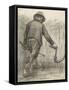 Wheat Mower with Hat, Seen from Behind, C. 1870-90-Vincent van Gogh-Framed Stretched Canvas