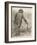 Wheat Mower with Hat, Seen from Behind, C. 1870-90-Vincent van Gogh-Framed Art Print