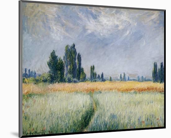 Wheatfield, 1881-Claude Monet-Mounted Art Print