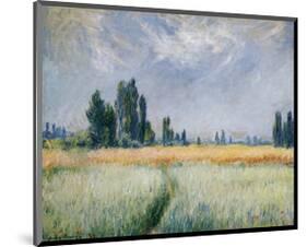 Wheatfield, 1881-Claude Monet-Mounted Art Print